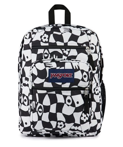 Big Student Rucksack - Schwarz Weiß